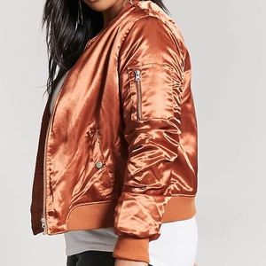 Forever 21 Copper Bomber Jacket